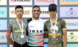 مدال طلای تایم تریل انفرادی لیگ دوچرخه سواری به رضا درویش زیدآبادی رسید